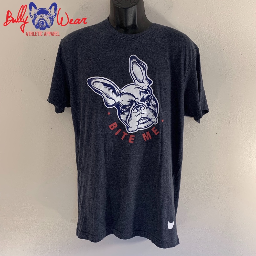 Bullywear Bite Me T Shirt Large 80% polyester / 20% cotton Gently worn